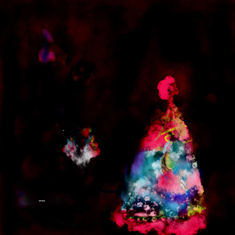 DO NOT growing, photomontage sur plexi - œuvres d'art  artiste graphiste Hervé Viotet  galerie TACT Art abstrait & contemporain
