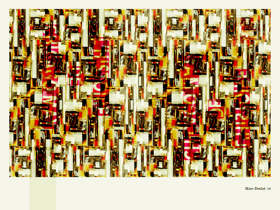 Bibliothèque, - Photographie 60x45cm  artiste Marc Doulat  galerie TACT Art abstrait & contemporain