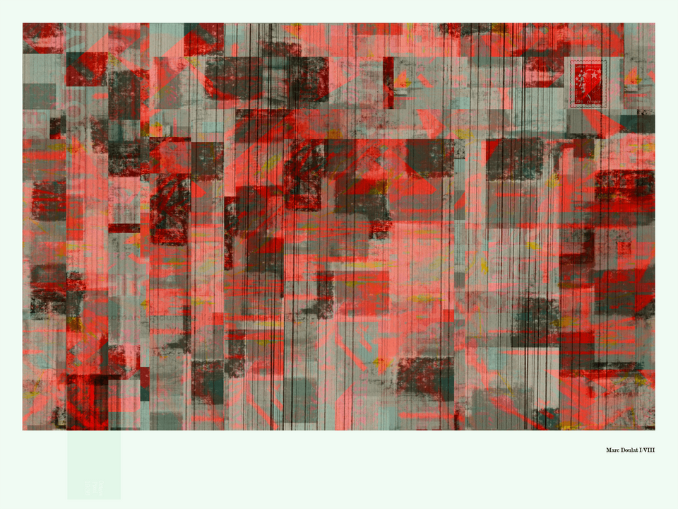 Postcard 21/06, - Photographie 60x45cm  artiste Marc Doulat  galerie TACT Art abstrait & contemporain