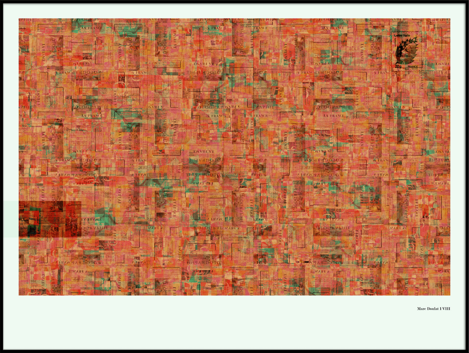 Géographie, - Photographie 60x45cm  artiste Marc Doulat  galerie TACT Art abstrait & contemporain