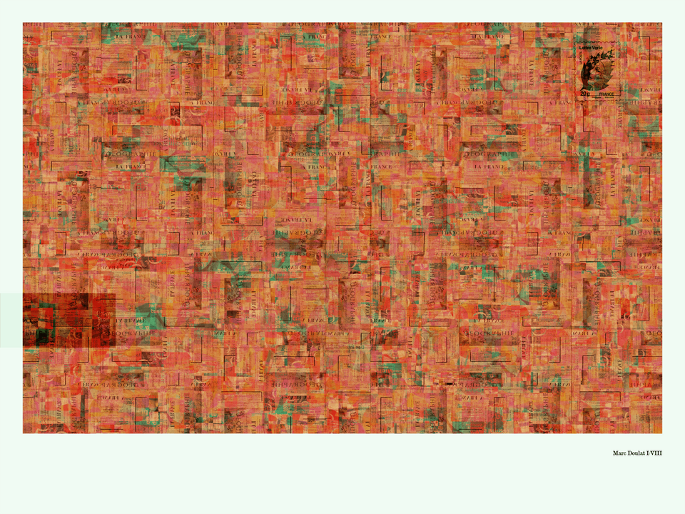 Géographie, - Photographie 60x45cm  artiste Marc Doulat  galerie TACT Art abstrait & contemporain