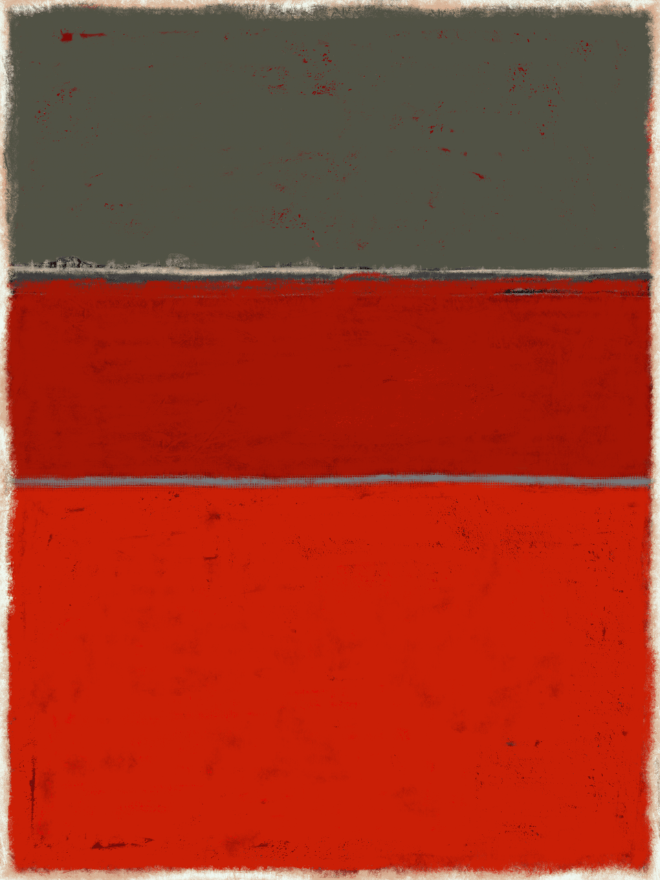 Inspiration Rothko - Tableau design artiste peintre Ludwig Mario galerie TACT Art abstrait & contemporain