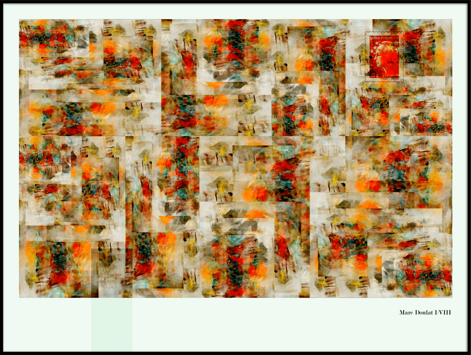  Senteurs, - Photographie d'art 60x45cm + cadre  artiste Marc Doulat  galerie TACT Art abstrait & contemporain
