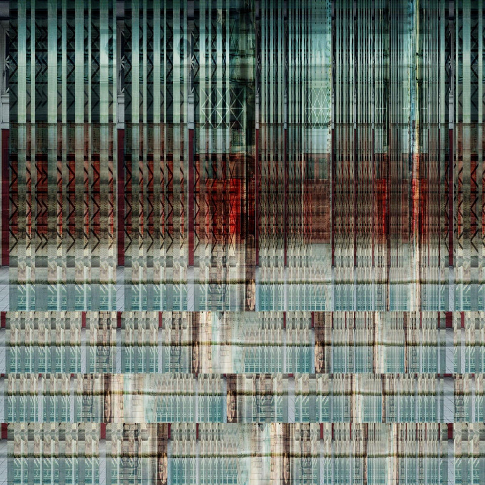 Façade, photographie en édition limitée - graphic design collage  artiste graphiste Gabriella Conti  galerie TACT Art abstrait & contemporain