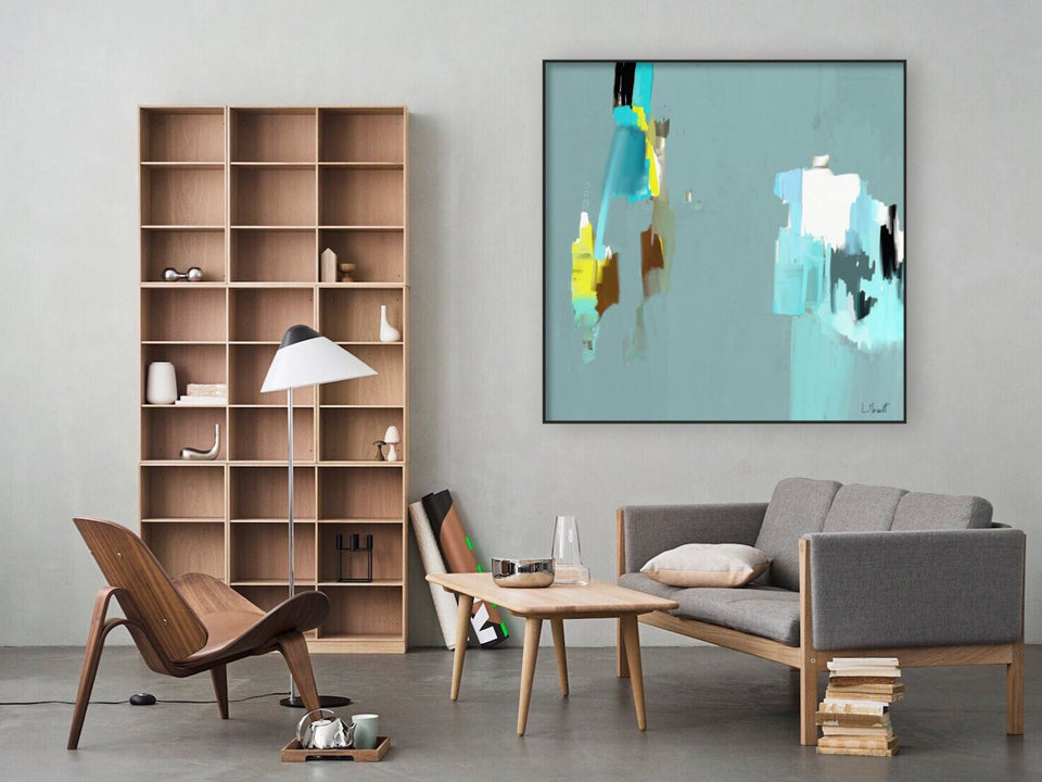 L'Homme du Pouvoir - 702 tableau abstrait - Peinture abstraite  artiste peintre Ludovic Mariault  galerie TACT Art abstrait & contemporain