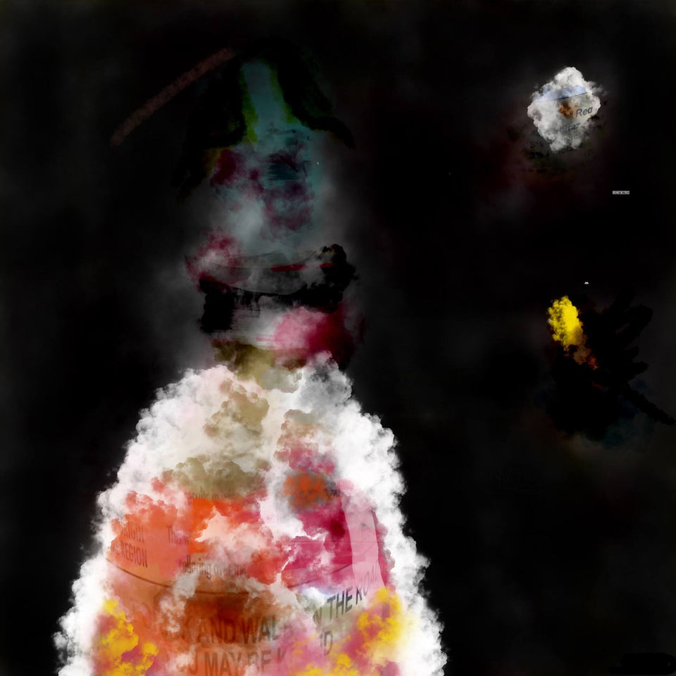DO NOT be free, peinture numérique - Tableau design  artiste graphiste Hervé Viotet  galerie TACT Art abstrait & contemporain