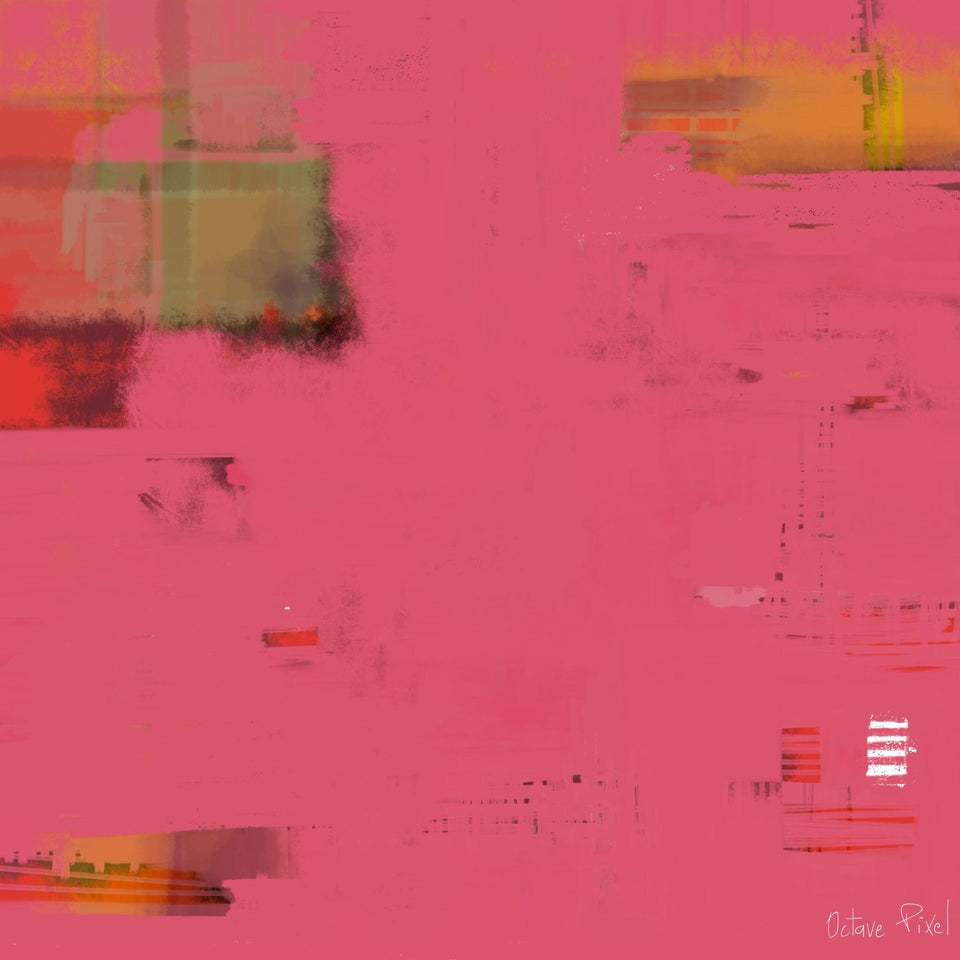  Monochrome rose, peinture abstraite - Œuvres d'art  artiste peintre Octave Pixel  galerie TACT Art abstrait & contemporain
