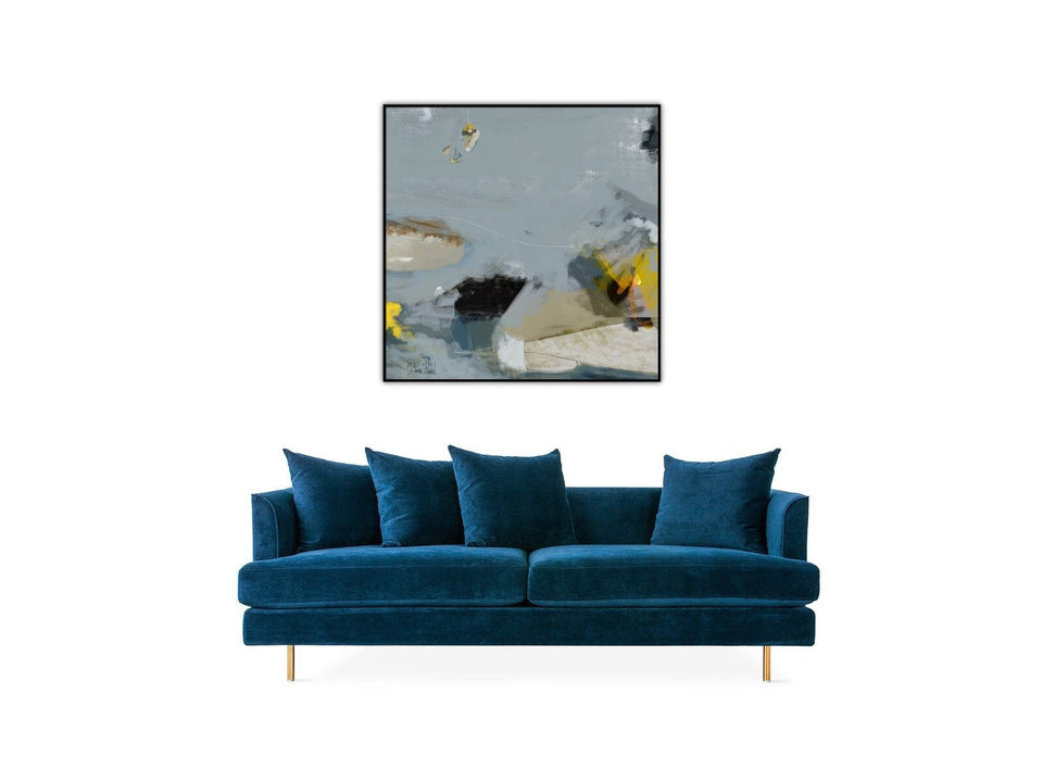 Abysse, tableau abstrait - Tableau abstrait  artiste peintre Octave Pixel  galerie TACT Art abstrait & contemporain