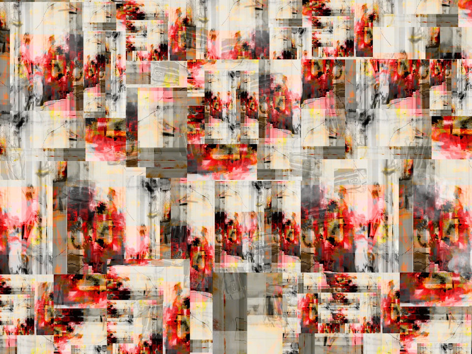 "Venise" Photo montage en Édition limitée - Tableau design artiste Marc Doulat galerie TACT Art abstrait & contemporain