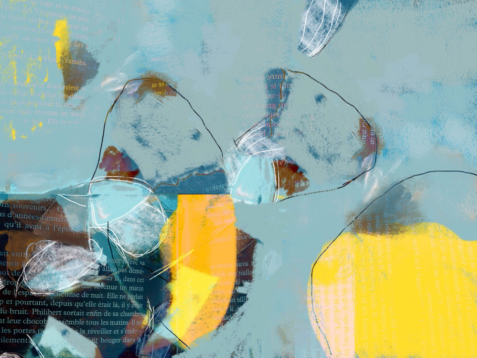 Des mots abstraits, tableau abstrait - Peinture moderne  artiste peintre Octave Pixel  galerie TACT Art abstrait & contemporain