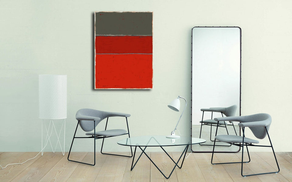 Inspiration Rothko - Tableau design artiste peintre Ludwig Mario galerie TACT Art abstrait & contemporain