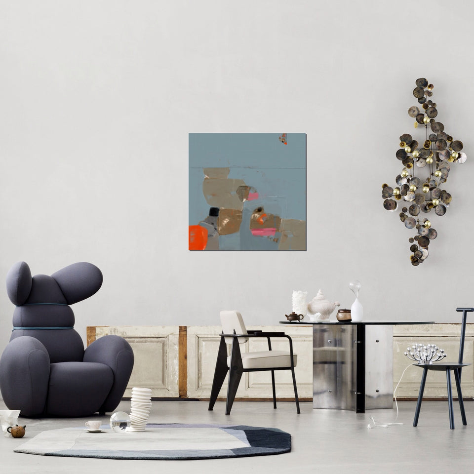 avec de l'art abstrait