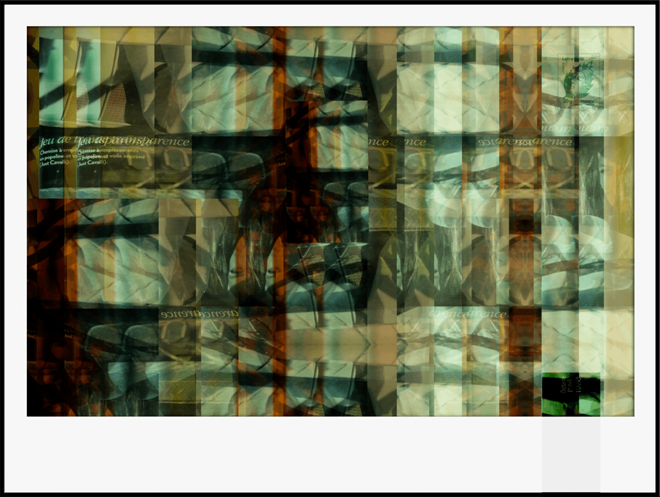  Jeu de transparence, - Photographie 60x45cm  artiste Marc Doulat  galerie TACT Art abstrait & contemporain