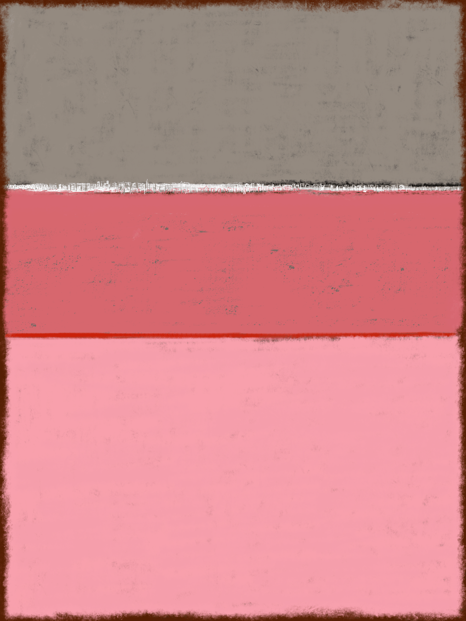  Tableau abstrait rose gris style Rothko - Tableau design  artiste peintre Ludwig Mario  galerie TACT Art abstrait & contemporain