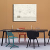 Infiniment - paysage abstrait sur toile