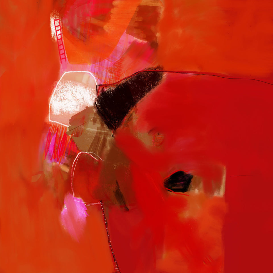  Apprehension - Art prints - Artwork  artiste peintre Octave Pixel  galerie TACT Art abstrait & contemporain