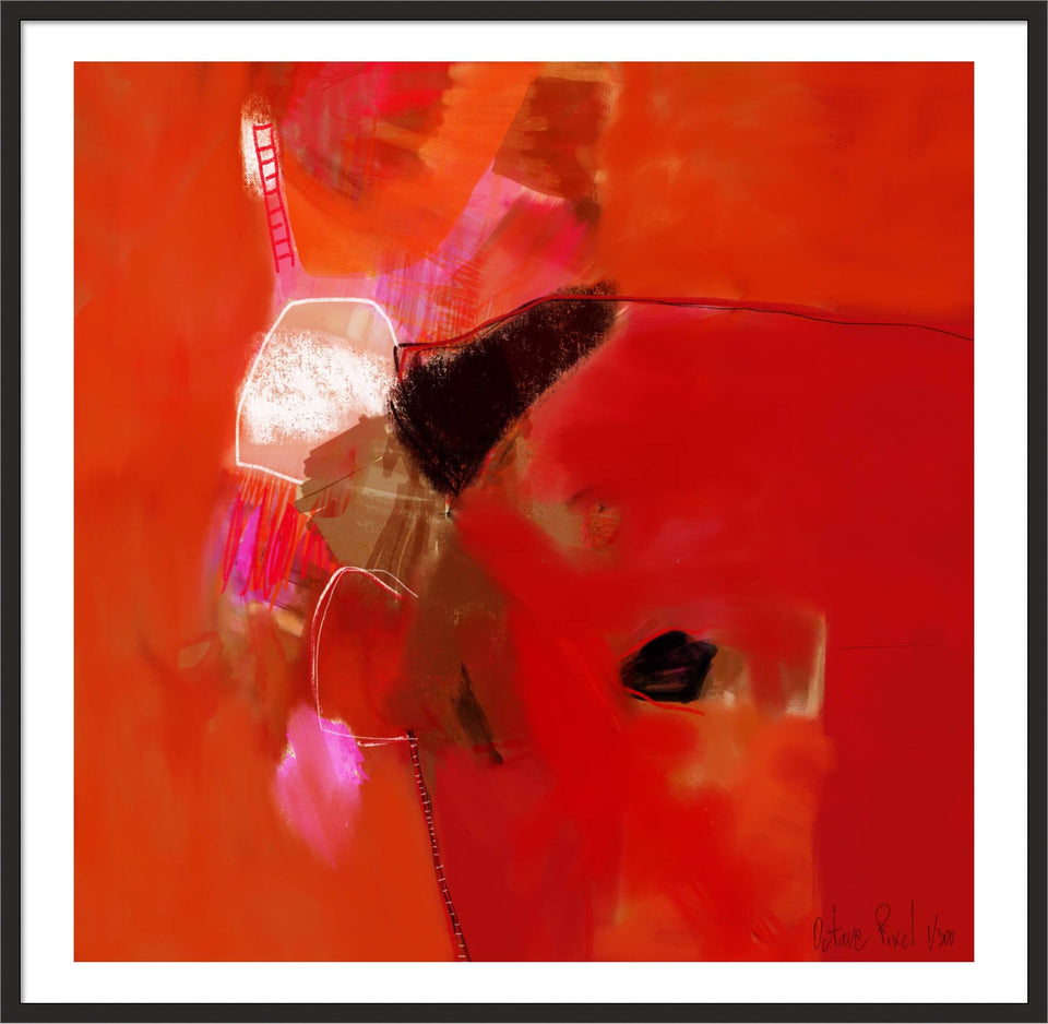  Apprehension - Art prints - Artwork  artiste peintre Octave Pixel  galerie TACT Art abstrait & contemporain