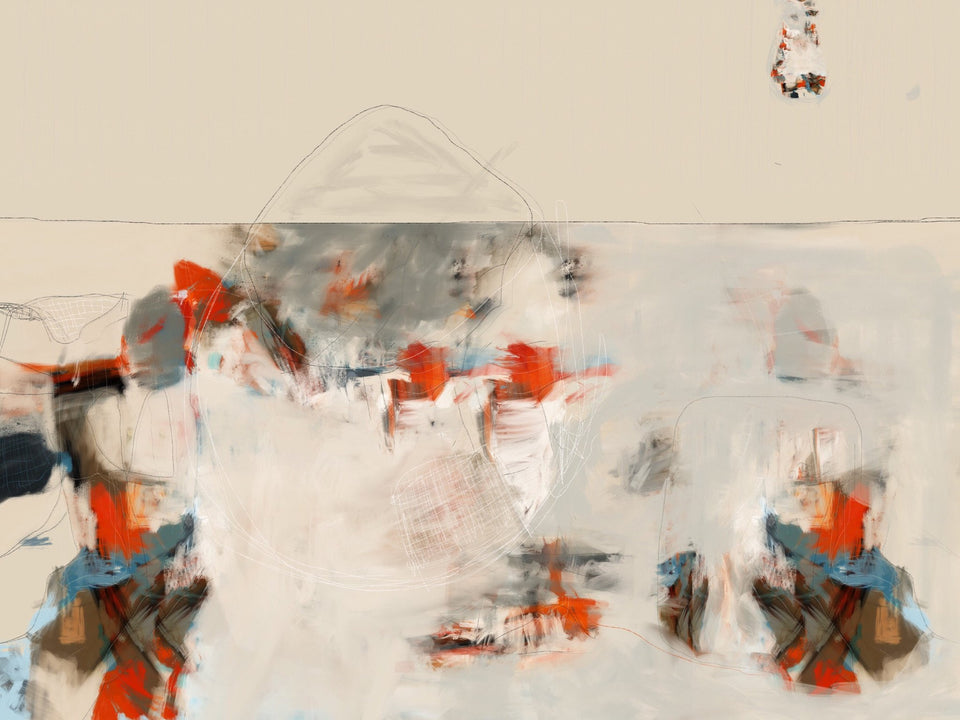  Effervescence, cadre abstrait pour déco murale - Peinture abstraite  artiste peintre Octave Pixel  galerie TACT Art abstrait & contemporain