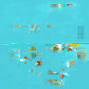 Partie de pêche, peinture abstraite