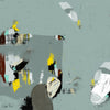 Échanges mystérieux, tableau abstrait
