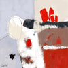 Petits rochers, peinture abstraite