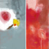 Galaxie, tableau abstrait