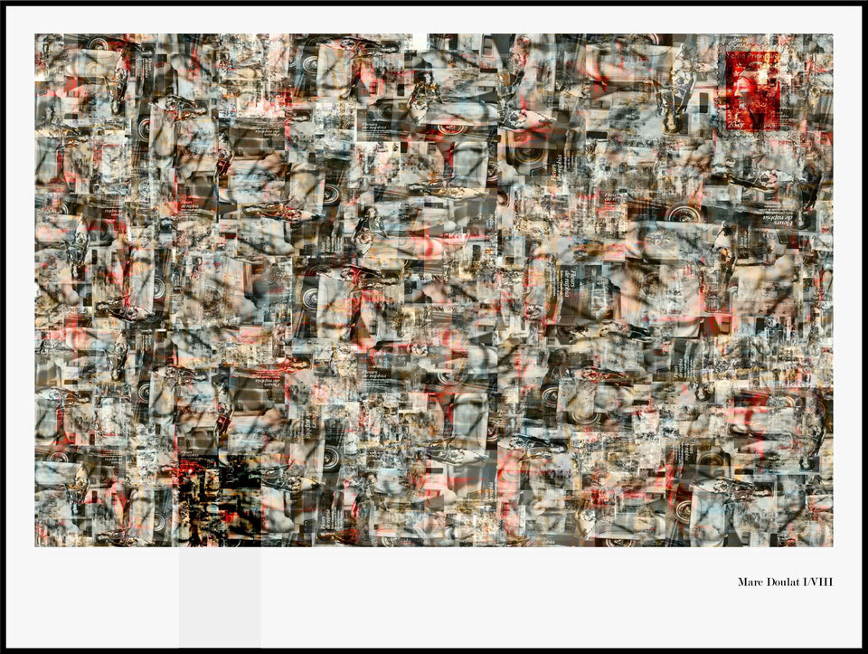  Road M, - Photographie d'art 60x45cm + cadre  artiste Marc Doulat  galerie TACT Art abstrait & contemporain