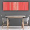 3879 lignes de peinture abstraite rouge rose terracotta
