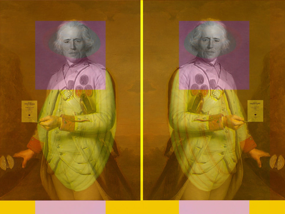  Portrait 1777, - Œuvres d'art  artiste graphiste Arthur Guérin  galerie TACT Art abstrait & contemporain