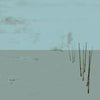Basse mer, paysage marin abstrait