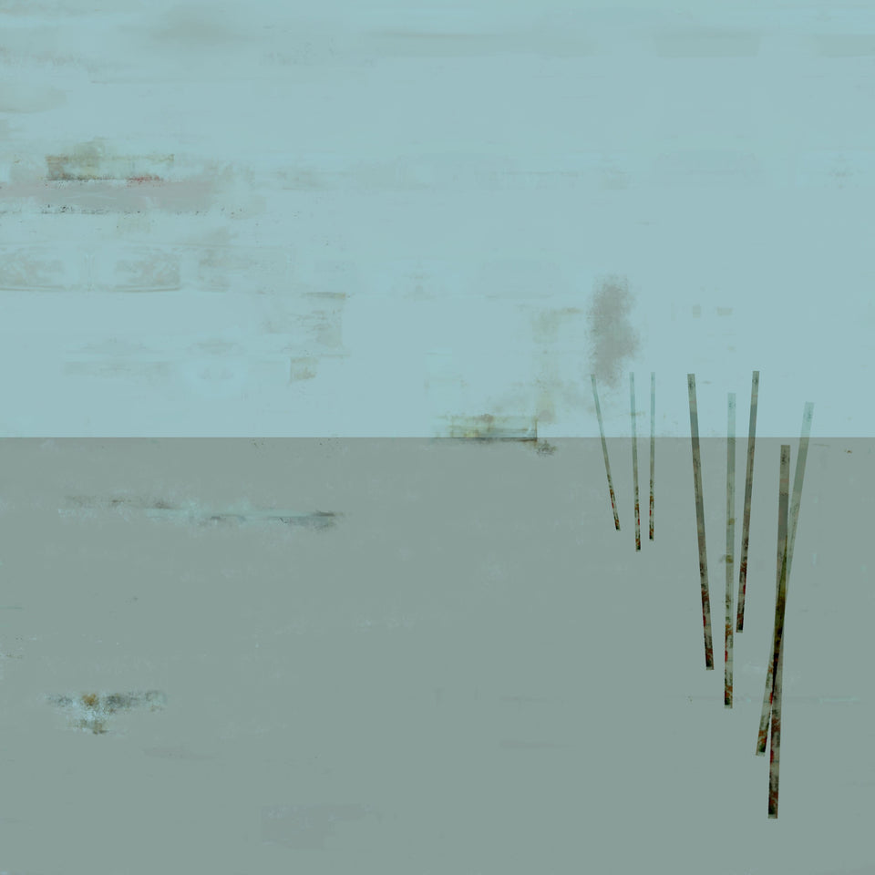 Basse mer, paysage marin abstrait - Peinture originale  artiste peintre Octave Pixel  galerie TACT Art abstrait & contemporain
