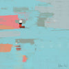 Peinture numérique contemporaine abstraite couleur bleu