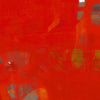 Pragmatisme, peinture abstraite rouge orange