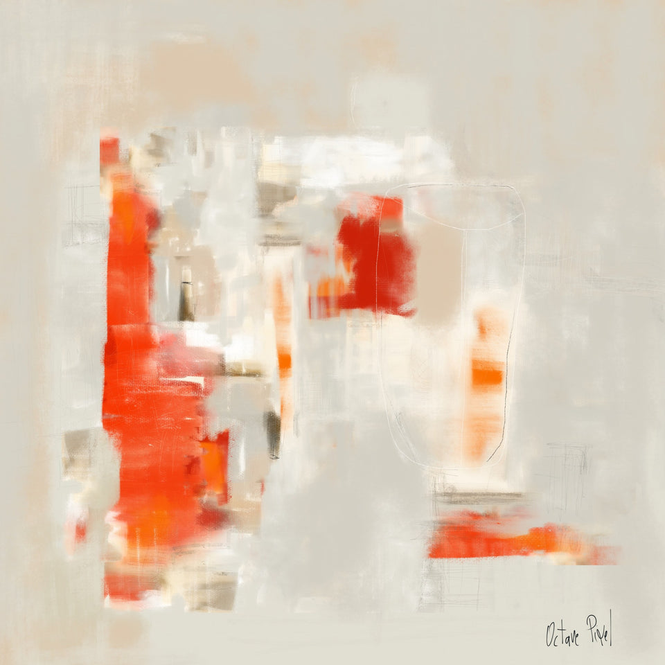  Le roi, tableau abstrait - Tableau original 80x80cm  artiste peintre Octave Pixel  galerie TACT Art abstrait & contemporain