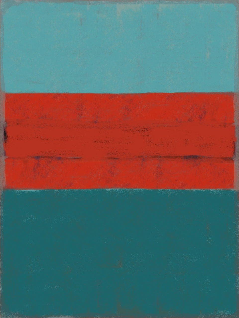  Couleurs Rothko de Rouge sur Bleu, - Peinture abstraite  artiste peintre Ludwig Mario  galerie TACT Art abstrait & contemporain